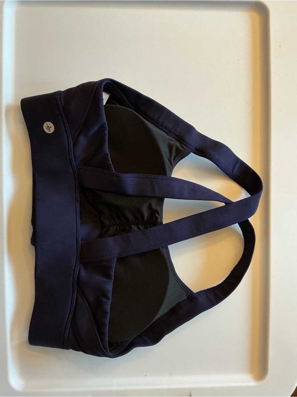 HALARA Deep Navy Racerback Performance Bra - Picture 4 of 5